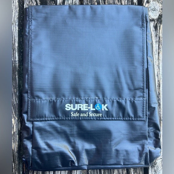 New in Bag Sure-Lok Mountable Wheelchair Strap Vinyl Storage Pouch C8 - Picture 1 of 7